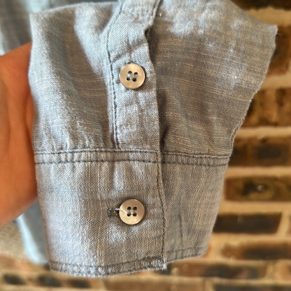 Free People button down with lacy back, women’s size small - Picture 8 of 8